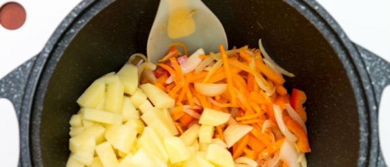 Овощное рагу с кабачками — очень вкусный рецепт